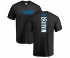 Carolina Panthers #55 Bruce Irvin Black Backer T-Shirt