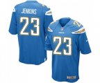 Los Angeles Chargers #23 Rayshawn Jenkins Game Electric Blue Alternate Football Jersey