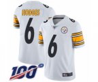 Pittsburgh Steelers #6 Devlin Hodges White Vapor Untouchable Limited Player 100th Season Football Jersey