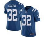 Indianapolis Colts #32 T.J. Green Limited Royal Blue Rush Vapor Untouchable Football Jersey