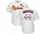 St. Louis Cardinals #44 Trevor Rosenthal Authentic White Team Logo Fashion Cool Base MLB Jersey