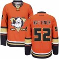 Anaheim Ducks #52 Julius Nattinen Authentic Orange Third NHL Jersey