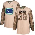 Vancouver Canucks #36 Jussi Jokinen Authentic Camo Veterans Day Practice NHL Jersey