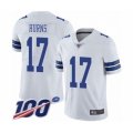 Dallas Cowboys #17 Allen Hurns White Vapor Untouchable Limited Player 100th Season Football Jersey