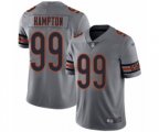 Chicago Bears #99 Dan Hampton Limited Silver Inverted Legend Football Jersey