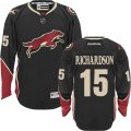 Arizona Coyotes #15 Brad Richardson Premier Black Third NHL Jersey