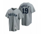 Boston Red Sox Jackie Bradley Jr. Nike Gray Cooperstown Collection Road Jersey