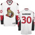Ottawa Senators #30 Andrew Hammond Authentic White Away NHL Jersey
