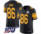 Pittsburgh Steelers #86 Hines Ward Limited Black Rush Vapor Untouchable 100th Season Football Jersey