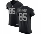 Oakland Raiders #85 Derek Carrier Black Team Color Vapor Untouchable Elite Player Football Jersey