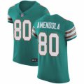 Miami Dolphins #80 Danny Amendola Aqua Green Alternate Vapor Untouchable Elite Player NFL Jersey