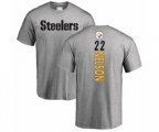 Pittsburgh Steelers #22 Steven Nelson Ash Backer T-Shirt