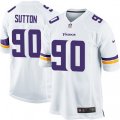 Minnesota Vikings #90 Will Sutton Game White NFL Jersey