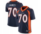 Denver Broncos #70 Ja'Wuan James Navy Blue Alternate Vapor Untouchable Limited Player Football Jersey