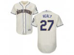 Seattle Mariners #27 Ryon Healy Cream Flexbase Authentic Collection Stitched MLB Jersey