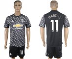 2017-18 Manchester United 11 MARTIAL Away Soccer Jersey