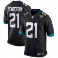 Jacksonville Jaguars #21 C.J. Henderson Nike Black 2020 NFL Draft First Round Pick Game Jersey