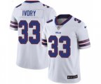 Buffalo Bills #33 Chris Ivory White Vapor Untouchable Limited Player Football Jersey