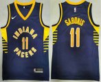 Indiana Pacers #11 Domantas Sabonis New Navy Blue 2021 Nike Swingman Stitched NBA Jersey