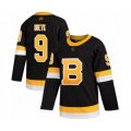 Boston Bruins #9 Johnny Bucyk Authentic Black Alternate Hockey Jersey
