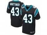 Carolina Panthers #43 Fozzy Whittaker Game Black Team Color NFL Jersey