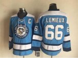 Pittsburgh Penguins #66 Mario Lemieux Throwback blue jersey