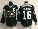 Philadelphia Flyers #16 Bobby Clarke Black Practice Stitched NHL Jersey