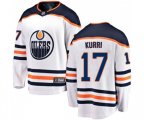 Edmonton Oilers #17 Jari Kurri Fanatics Branded White Away Breakaway NHL Jersey
