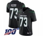 New York Jets #73 Joe Klecko Black Alternate Vapor Untouchable Limited Player 100th Season Football Jersey