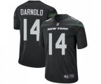 New York Jets #14 Sam Darnold Game Black Alternate Football Jersey