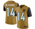 Jacksonville Jaguars #14 Justin Blackmon Limited Gold Rush Vapor Untouchable Football Jersey