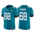 Jacksonville Jaguars #68 Brandon Scherff Teal Vapor Untouchable Limited Stitched Jersey