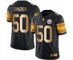 Pittsburgh Steelers #50 Ryan Shazier Limited Black Gold Rush Vapor Untouchable Football Jersey