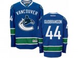 Vancouver Canucks #44 Erik Gudbranson Authentic Navy Blue Home NHL Jersey