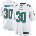 Miami Dolphins #30 Cordrea Tankersley Game White NFL Jersey