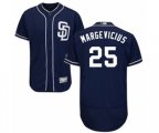 San Diego Padres Nick Margevicius Navy Blue Alternate Flex Base Authentic Collection Baseball Player Jersey