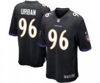 Baltimore Ravens #96 Brent Urban Game Black Alternate Football Jersey