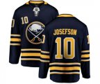 Buffalo Sabres #10 Jacob Josefson Fanatics Branded Navy Blue Home Breakaway NHL Jersey