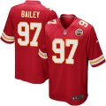 Kansas City Chiefs #97 Allen Bailey Game Red Team Color NFL Jersey