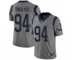 Los Angeles Rams #94 John Franklin-Myers Limited Gray Inverted Legend Football Jersey