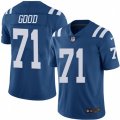 Indianapolis Colts #71 Denzelle Good Elite Royal Blue Rush Vapor Untouchable NFL Jersey