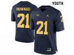 2016 Youth Jordan Brand Michigan Wolverines Charles Woodson #2 College Football Limited Jersey - Yellow