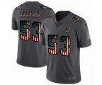 Indianapolis Colts #53 Darius Leonard Limited Black USA Flag 2019 Salute To Service Football Jersey