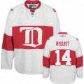 Detroit Red Wings #14 Gustav Nyquist Premier White Third NHL Jersey