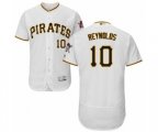 Pittsburgh Pirates Bryan Reynolds White Home Flex Base Authentic Collection Baseball Player Jersey
