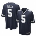 Dallas Cowboys #5 Dan Bailey Game Navy Blue Team Color NFL Jersey