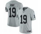 Oakland Raiders #19 Ryan Grant Limited Silver Inverted Legend Football Jersey