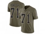 New Orleans Saints #71 Ryan Ramczyk Limited Olive 2017 Salute to Service NFL Jersey