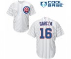 Chicago Cubs Robel Garcia Replica White Home Cool Base Baseball Player Jersey