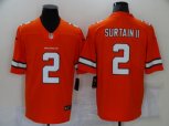 Denver Broncos #2 Patrick Surtain II Nike Orange NFL Vapor Untouchable Color Rush Jersey